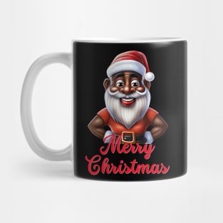 Black Santa, African American Santa Mug